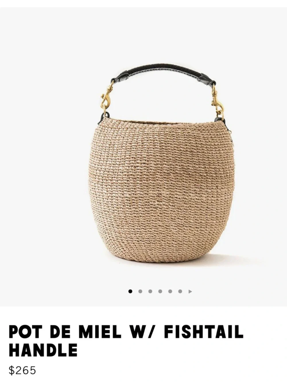 Clare V. Pot de Miel w/ Fishtail Handle - Picture 6 of 7